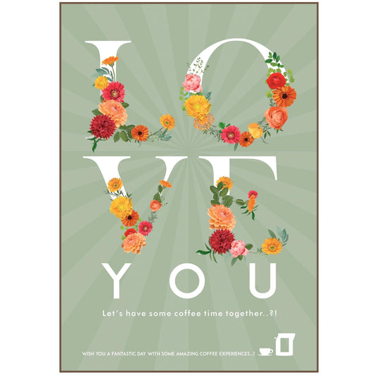 Blumengrüße mit Kaffee | FLOWER LIFESTYLE COFFEE GREETING CARDS