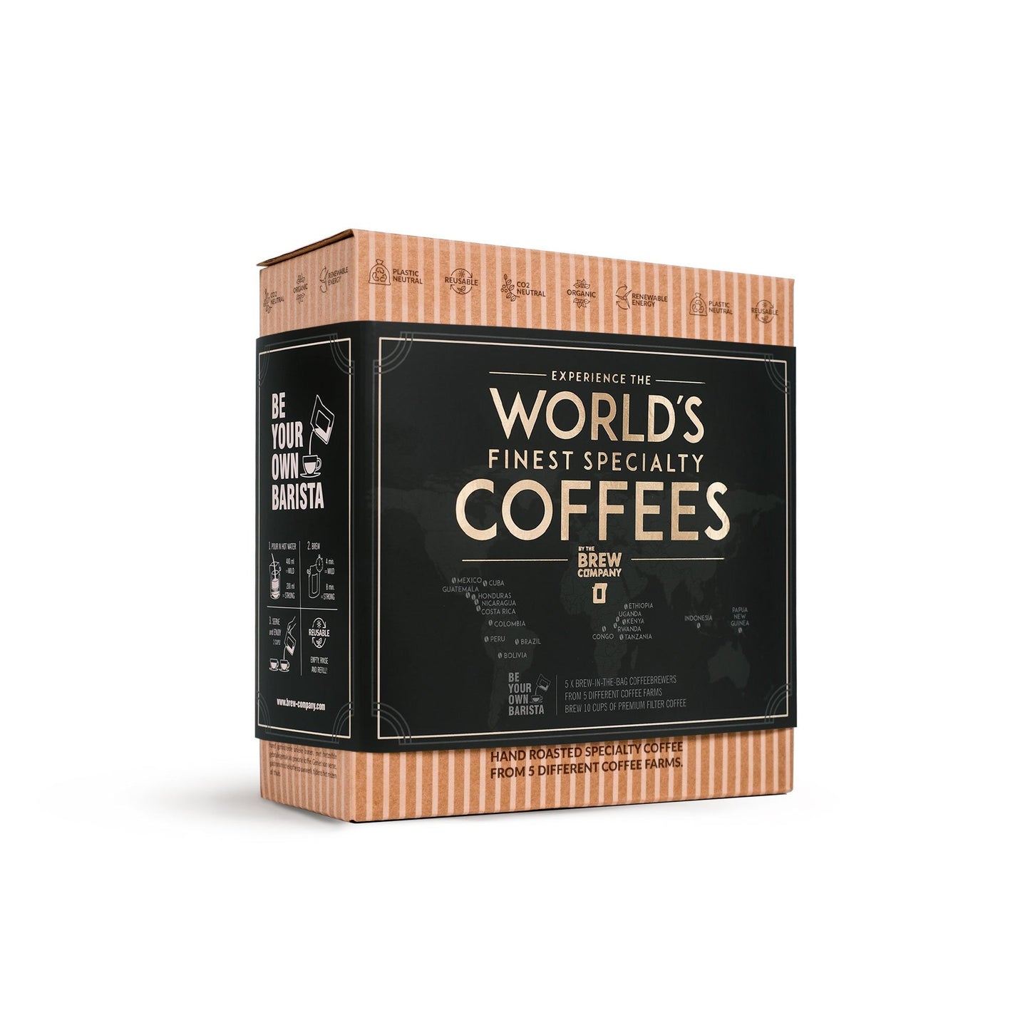 Einmal um die Welt Kaffeeauswahl | WORLD'S FINEST SPECIALTY COFFEE GIFT BOX