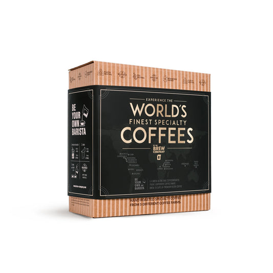 Einmal um die Welt Kaffeeauswahl | WORLD'S FINEST SPECIALTY COFFEE GIFT BOX