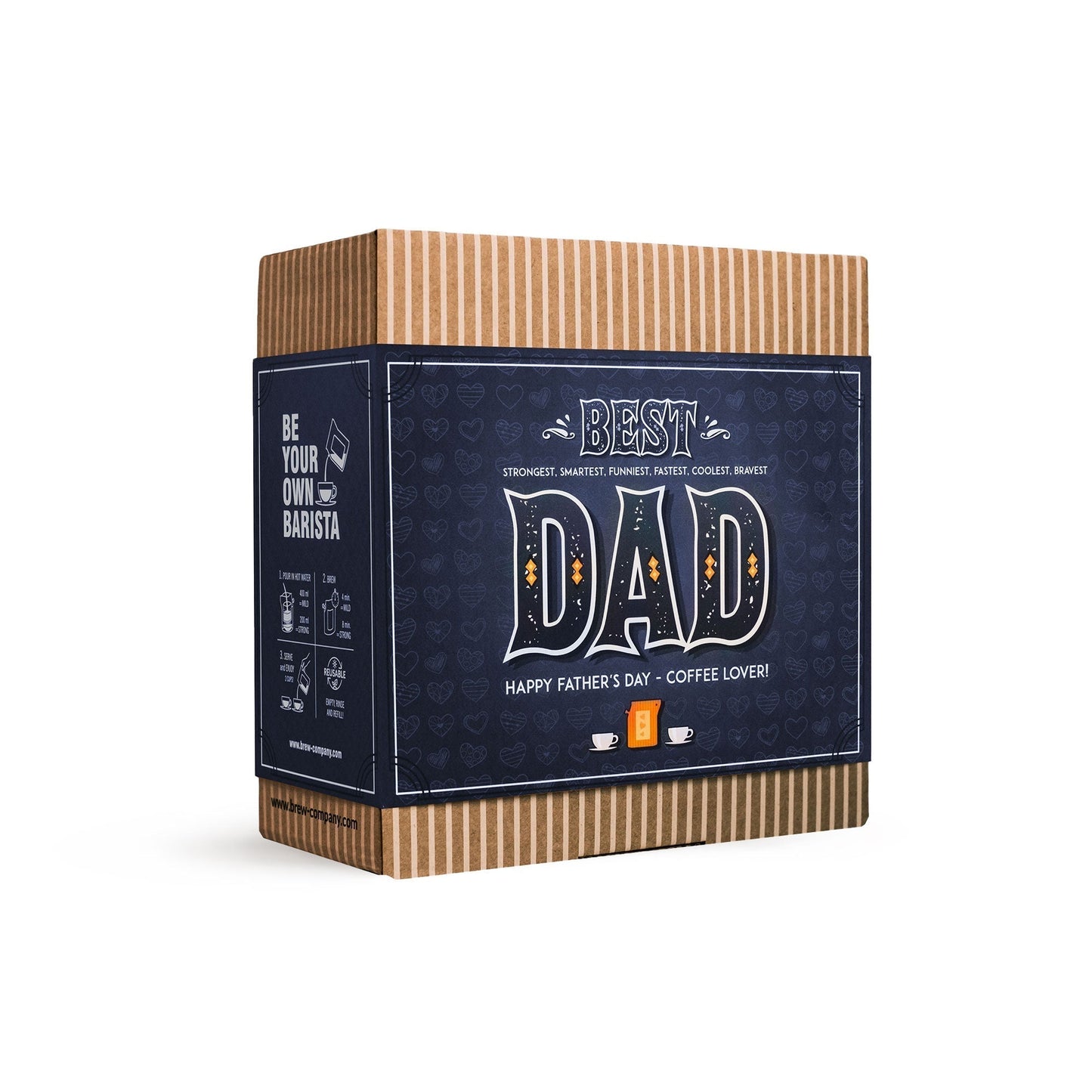 "Bester Vater" Kaffeespezialitäten | BEST DAD SPECIALTY COFFEE GIFT BOX