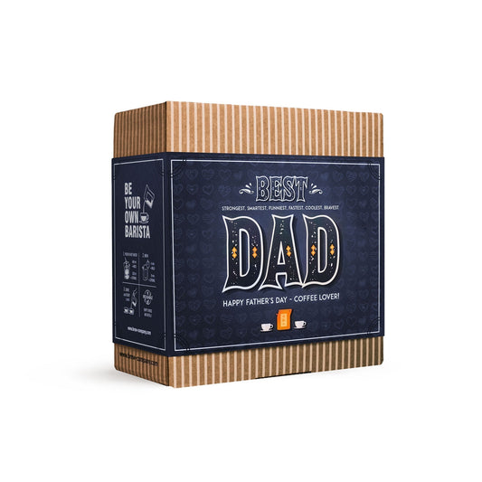 "Bester Vater" Kaffeespezialitäten | BEST DAD SPECIALTY COFFEE GIFT BOX
