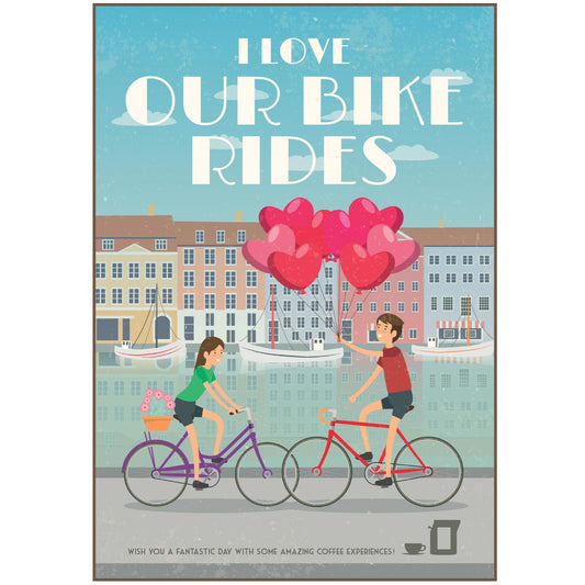 "Postkarte" Fahrrad | BIKING COFFEE GREETING CARDS
