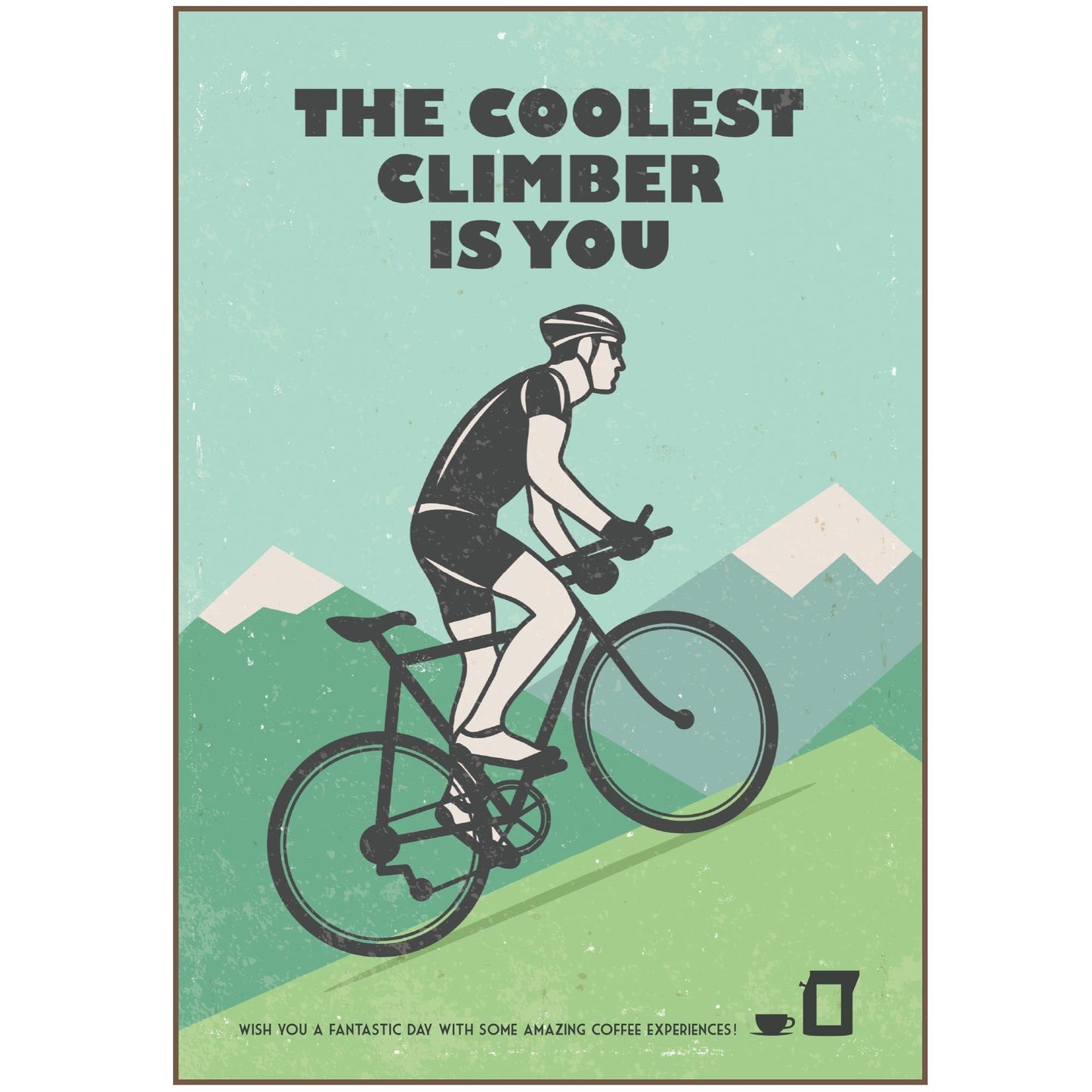 "Postkarte" Fahrrad | BIKING COFFEE GREETING CARDS