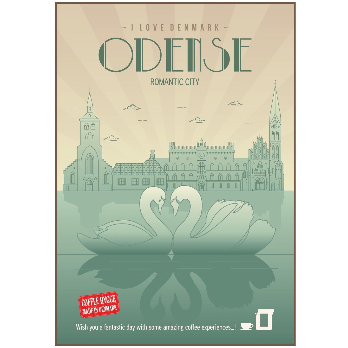 Kaffee Grußkarten aus Dänemark | DENMARK COFFEE GREETING CARDS