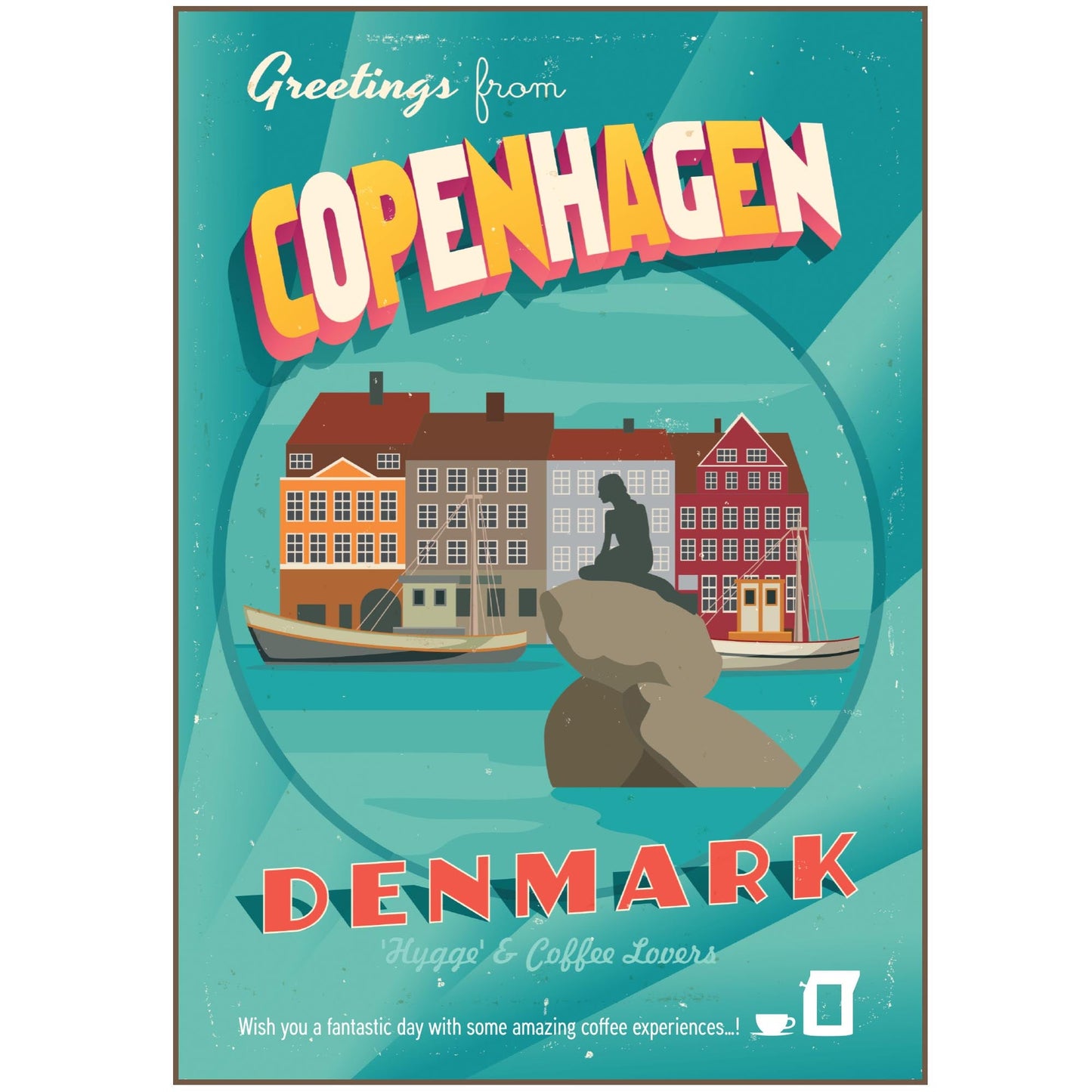 Kaffee Grußkarten aus Dänemark | DENMARK COFFEE GREETING CARDS