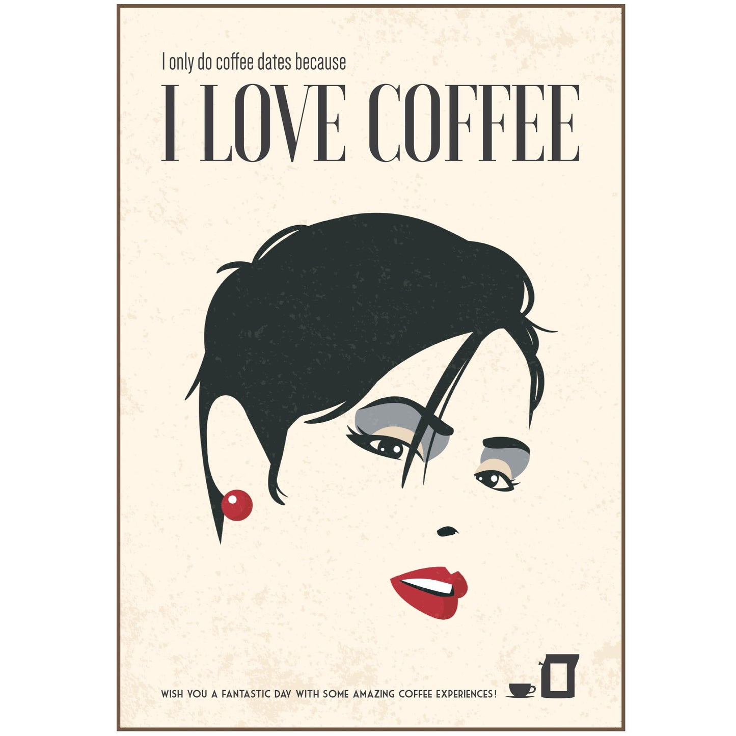 Kaffee Grußkarten "Fashion" | FASHION COFFEE GREETING CARDS