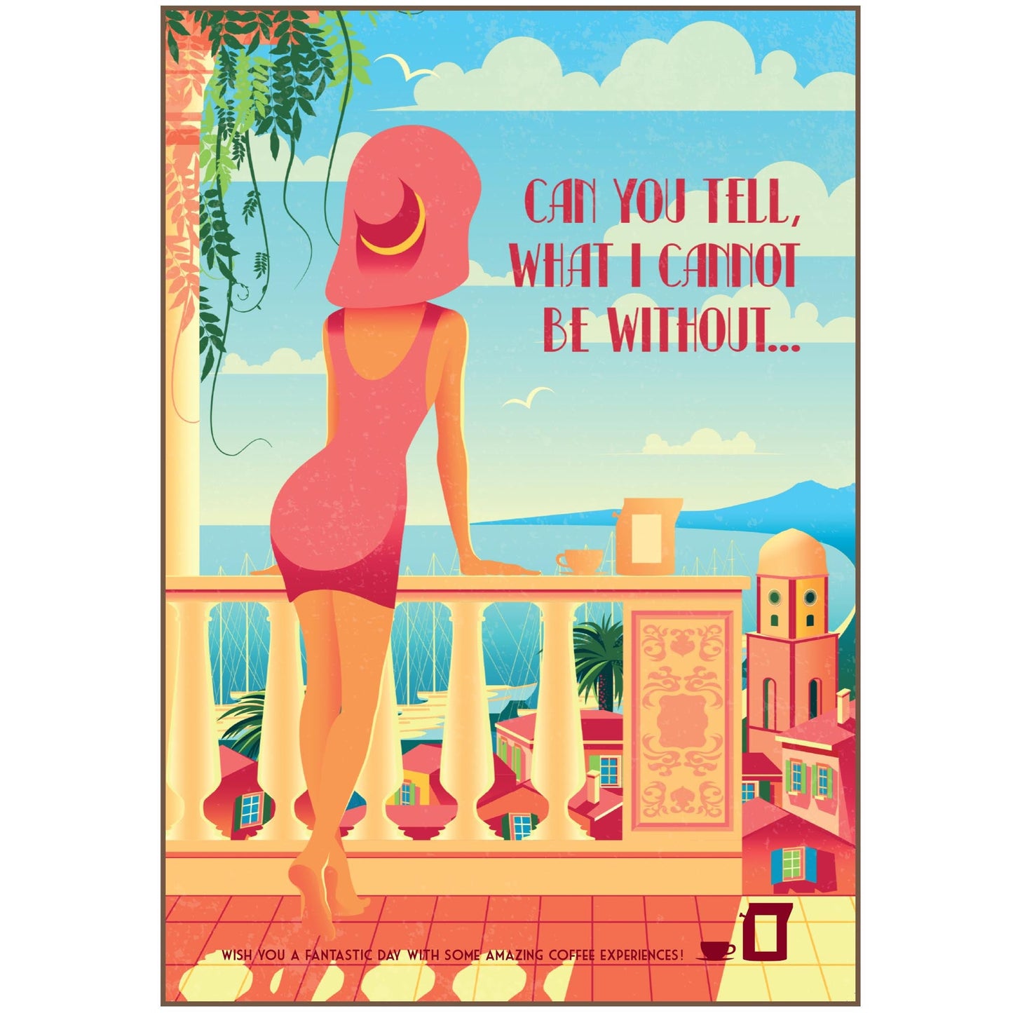 Kaffee Grußkarten "Fashion" | FASHION COFFEE GREETING CARDS