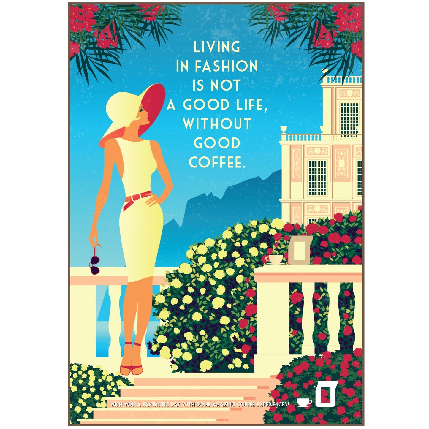 Kaffee Grußkarten "Fashion" | FASHION COFFEE GREETING CARDS