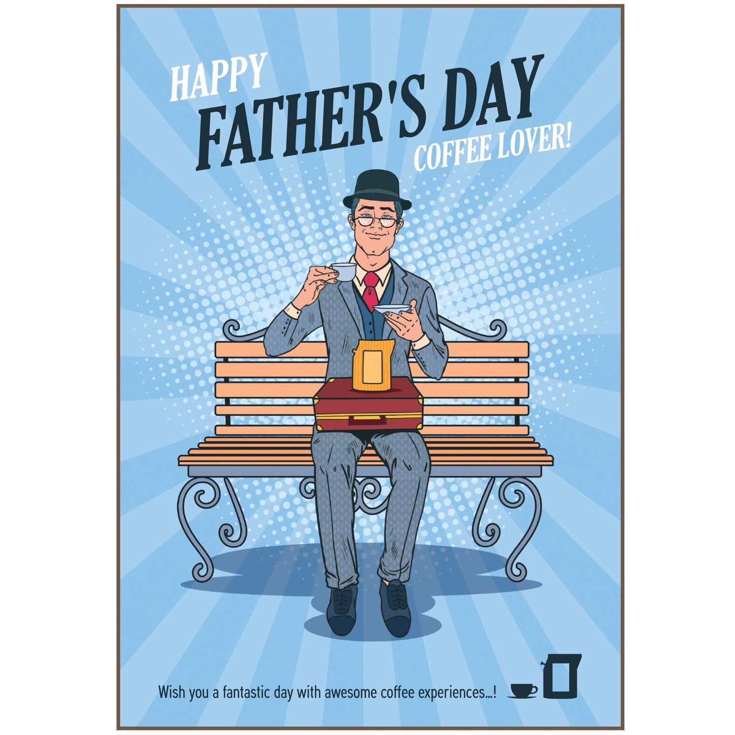 Kaffeegrüße zum Vatertag | FATHER'S DAY COFFEE GREETING CARDS