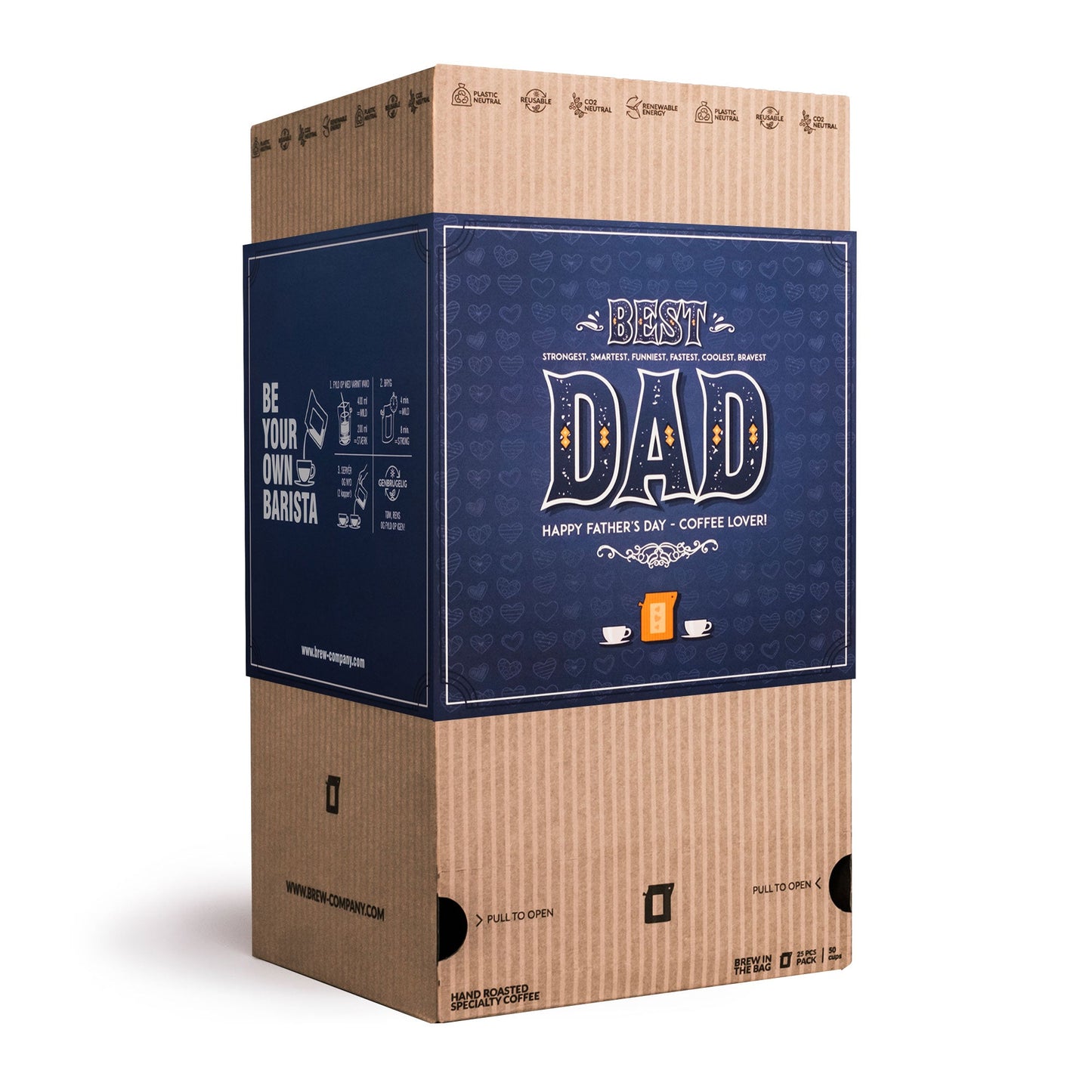 "Bester Vater" Kaffeespezialitäten | BEST DAD SPECIALTY COFFEE GIFT BOX