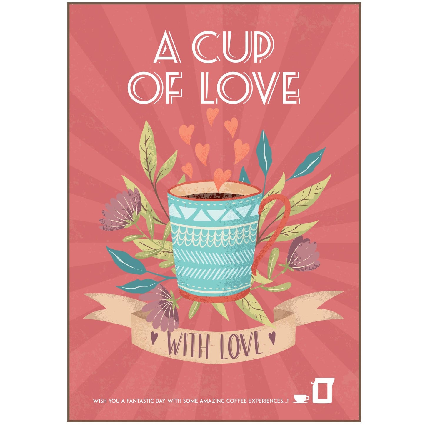 Blumengrüße mit Kaffee | FLOWER LIFESTYLE COFFEE GREETING CARDS