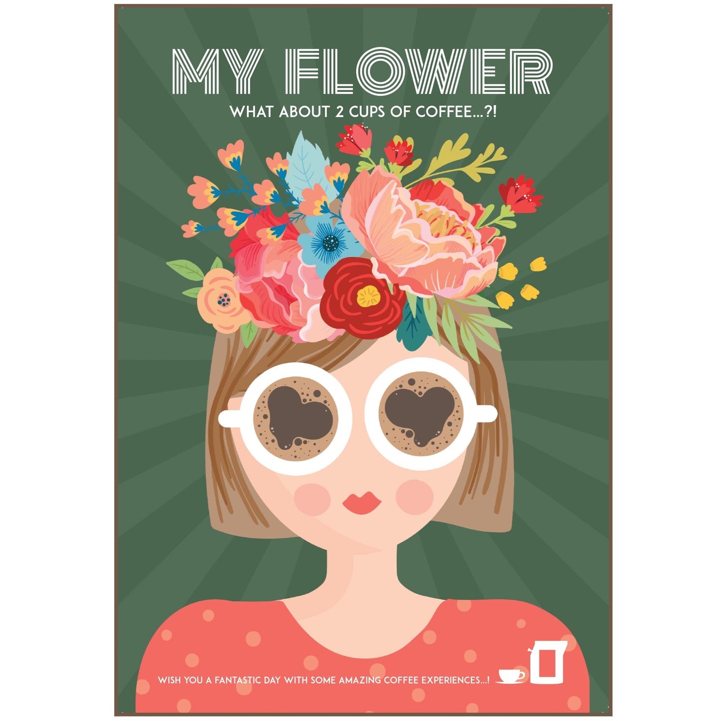 Blumengrüße mit Kaffee | FLOWER LIFESTYLE COFFEE GREETING CARDS