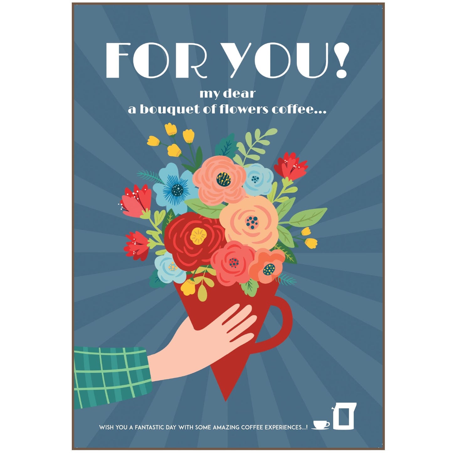 Blumengrüße mit Kaffee | FLOWER LIFESTYLE COFFEE GREETING CARDS