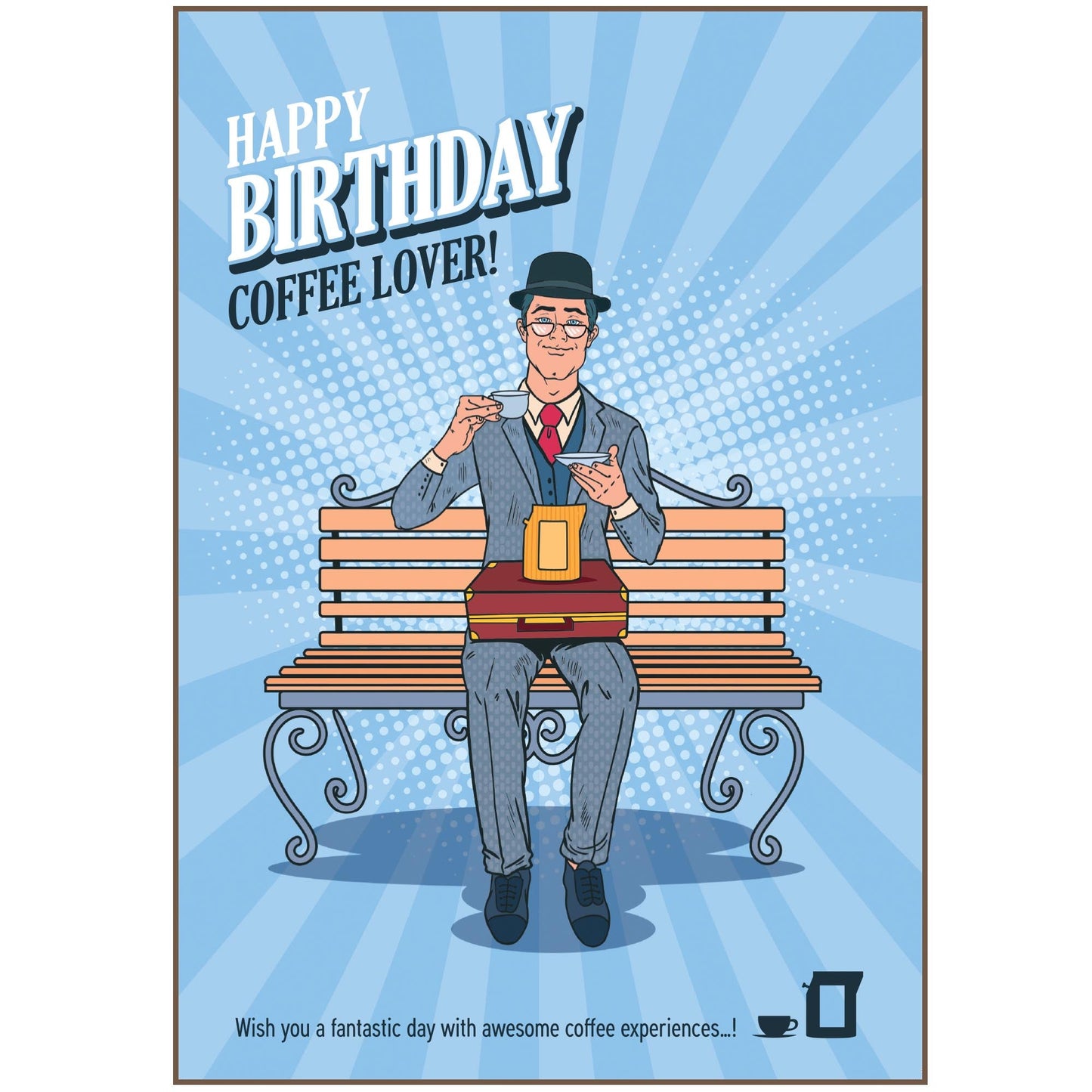 Kaffee Grußkarten zum Geburtstag | HAPPY BIRTHDAY COFFEE GREETING CARDS