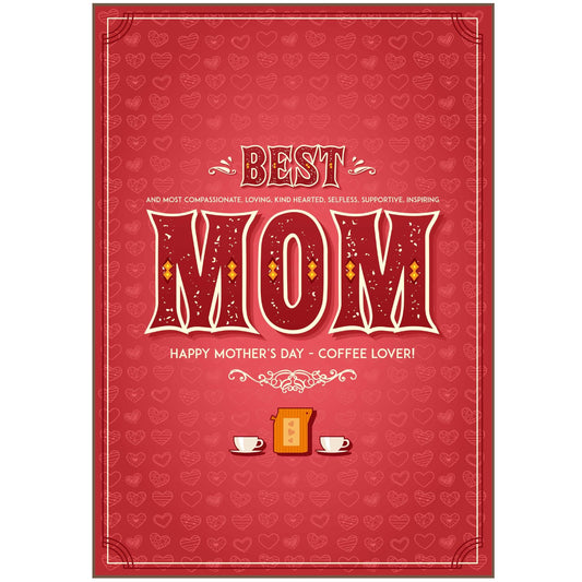 Kaffee Grußkarte zum Muttertag | MOTHER`S DAY COFFEE GREETING CARDS