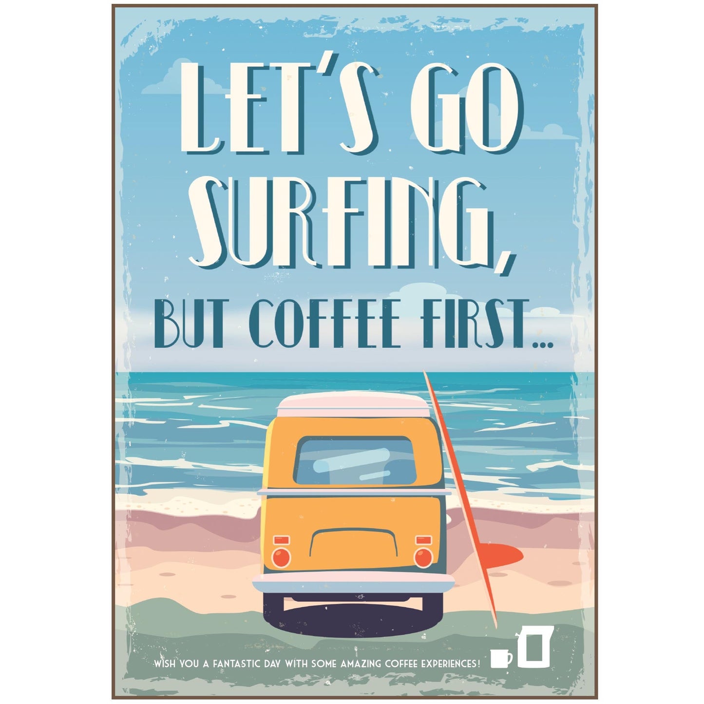 Outdoor Kaffee-Postkarten | OUTDOORS COFFEE GREETING CARDS