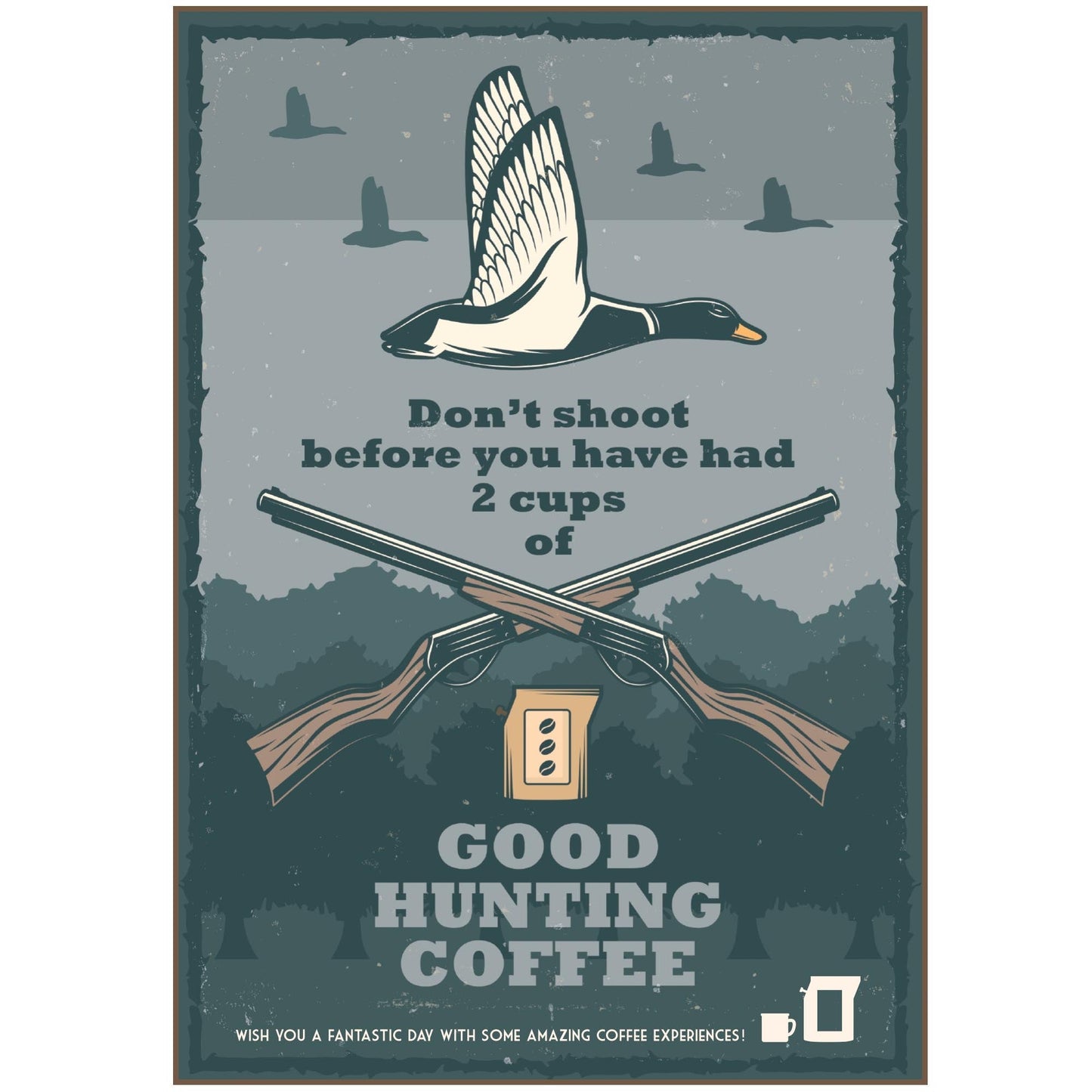 Outdoor Kaffee-Postkarten | OUTDOORS COFFEE GREETING CARDS